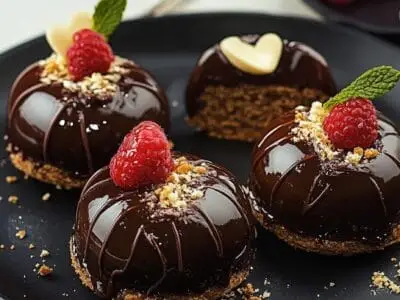 Mirror Glaze Mousse-Törtchen