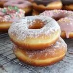 Amerikanische Hefe-Donuts